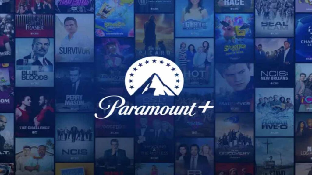 La copertina con i titoli presenti in Paramount+