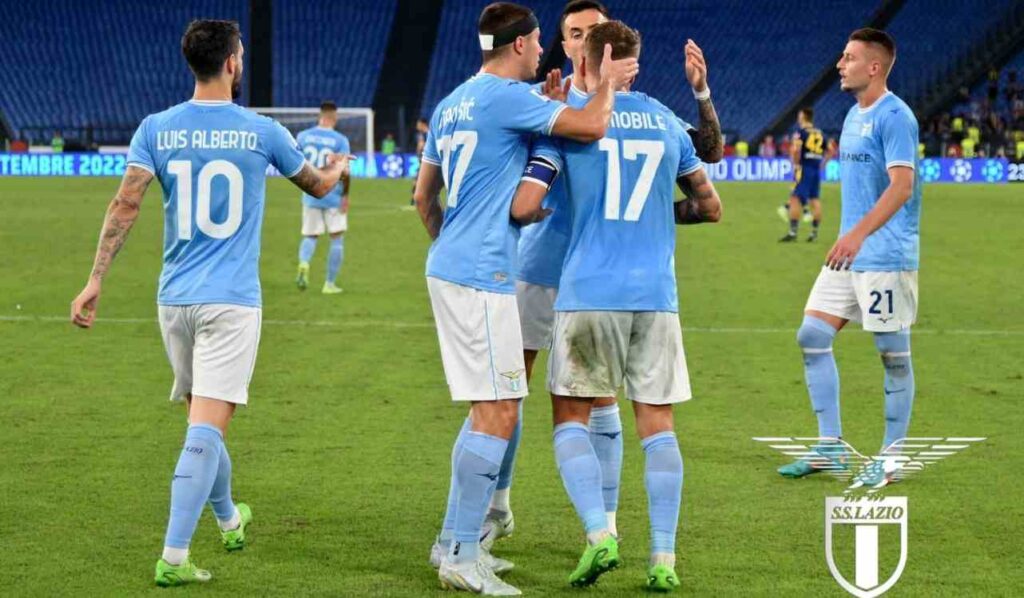 Ciro Immobile festeggia dopo il goal