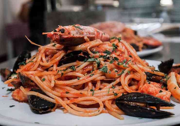 Spaghetti allo scoglio ristorante a Marino