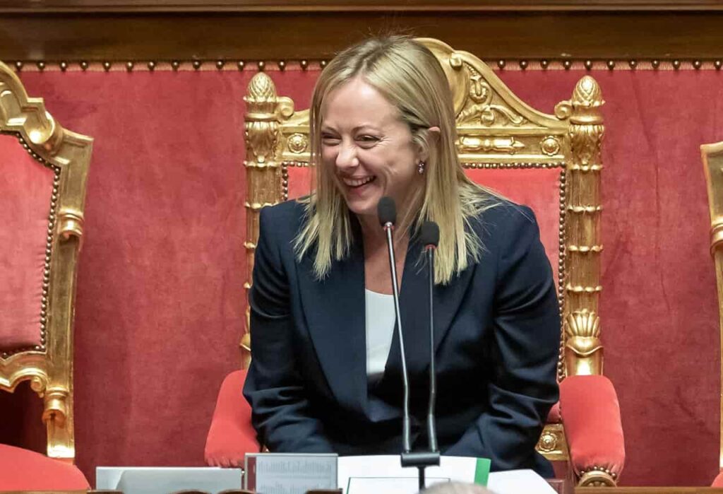 Giorgia Meloni in Senato, Governo Meloni