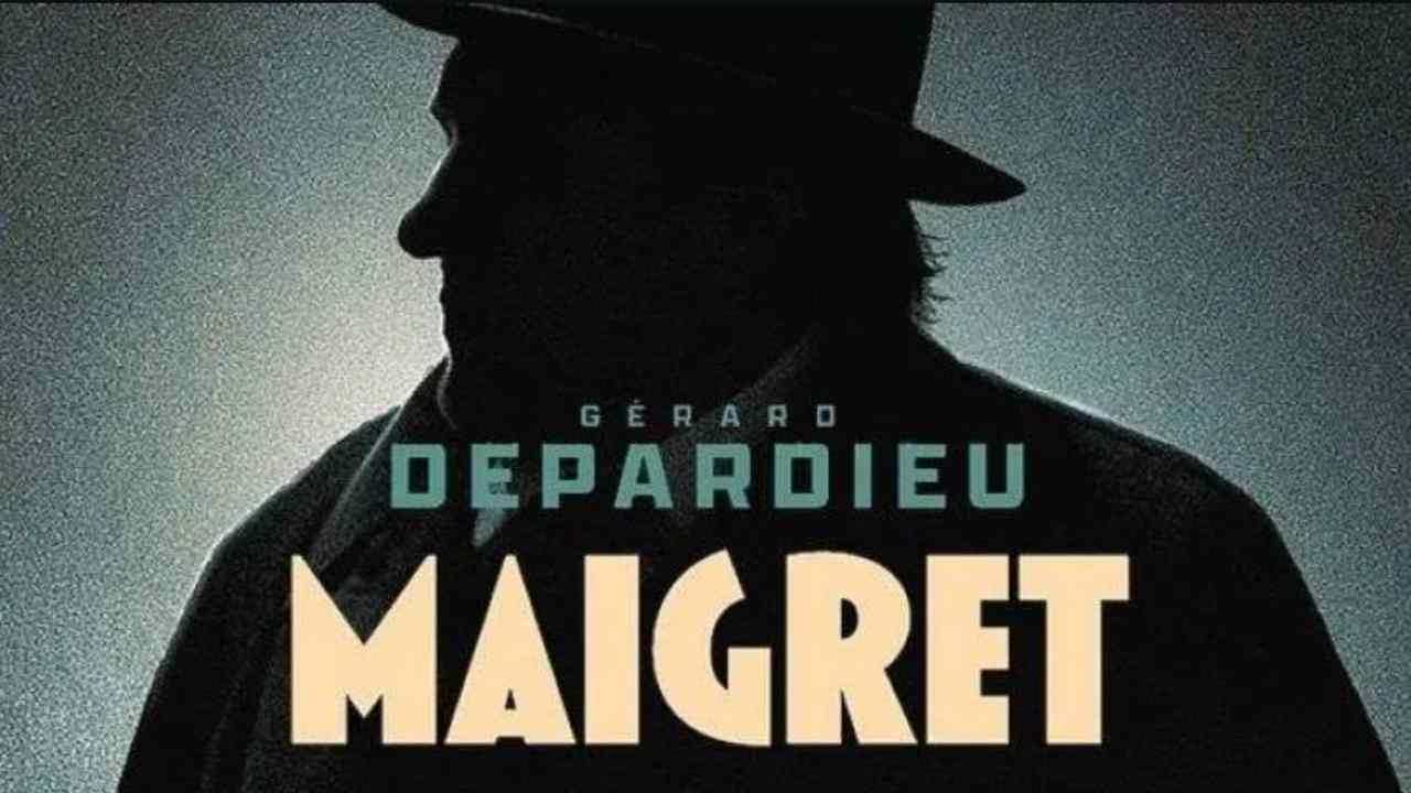 Maigret, il manifesto del film con Gerard Depardieu