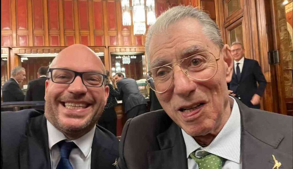 Lorenzo Fontana e Umberto Bossi