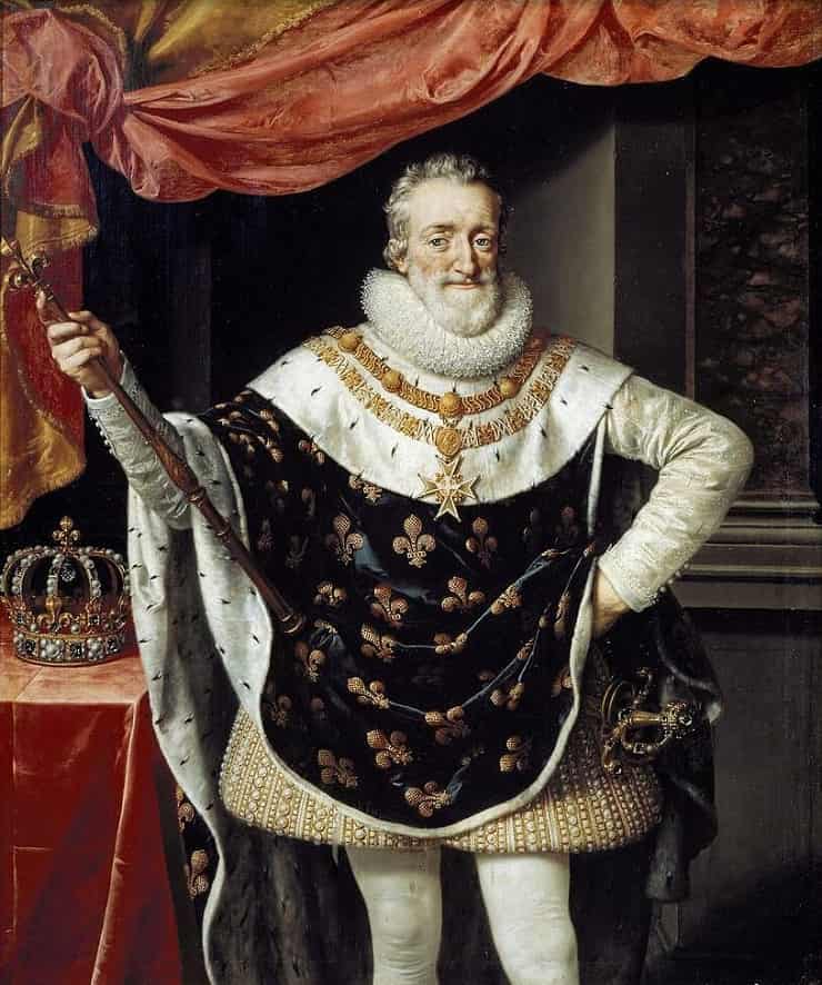 Frans Pourbus il Giovane - Ritratto di Enrico IV con gli abiti dell'incoronazione