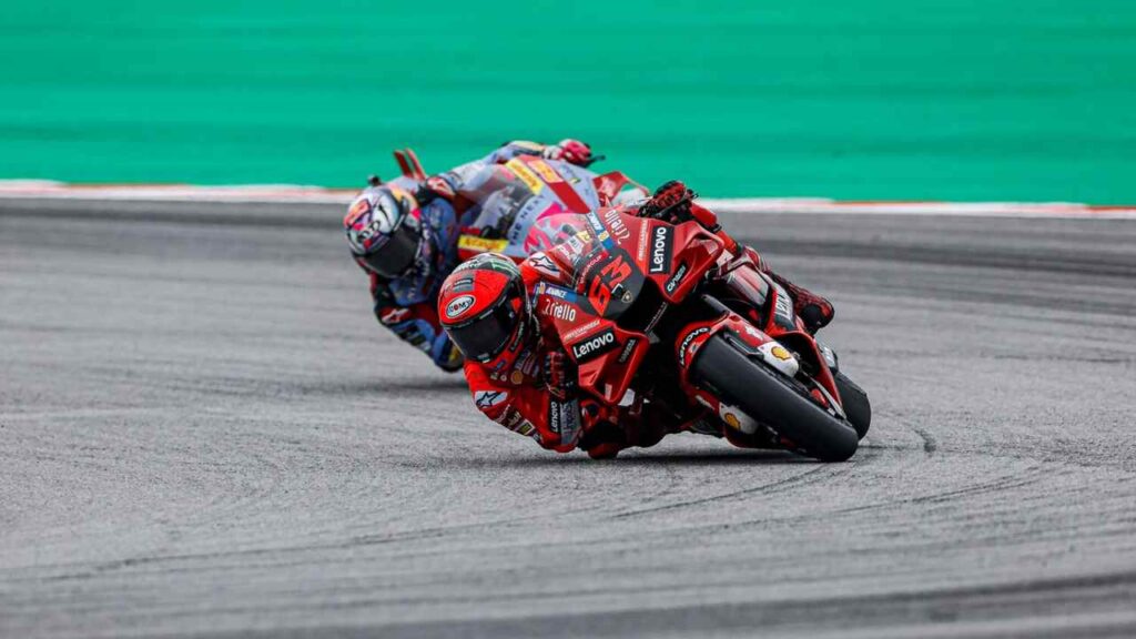 Francesco Bagnaia in gara