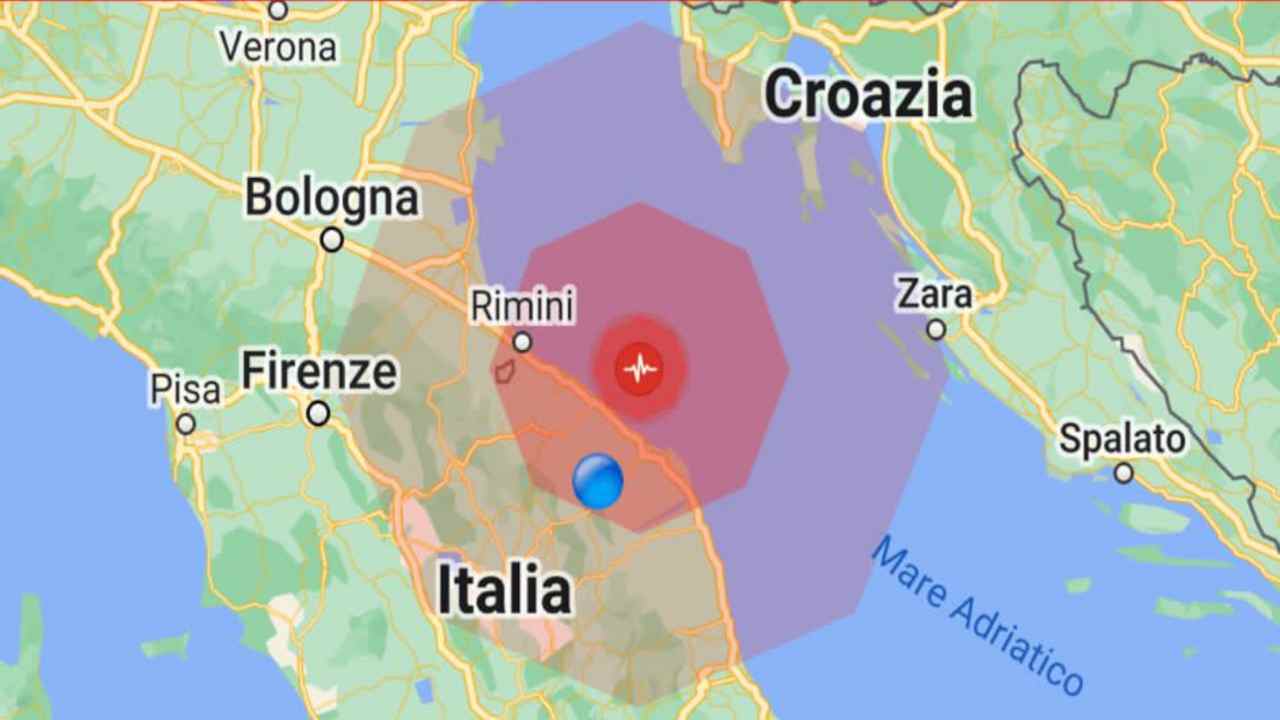 Mappa del terremoto del Centro Italia