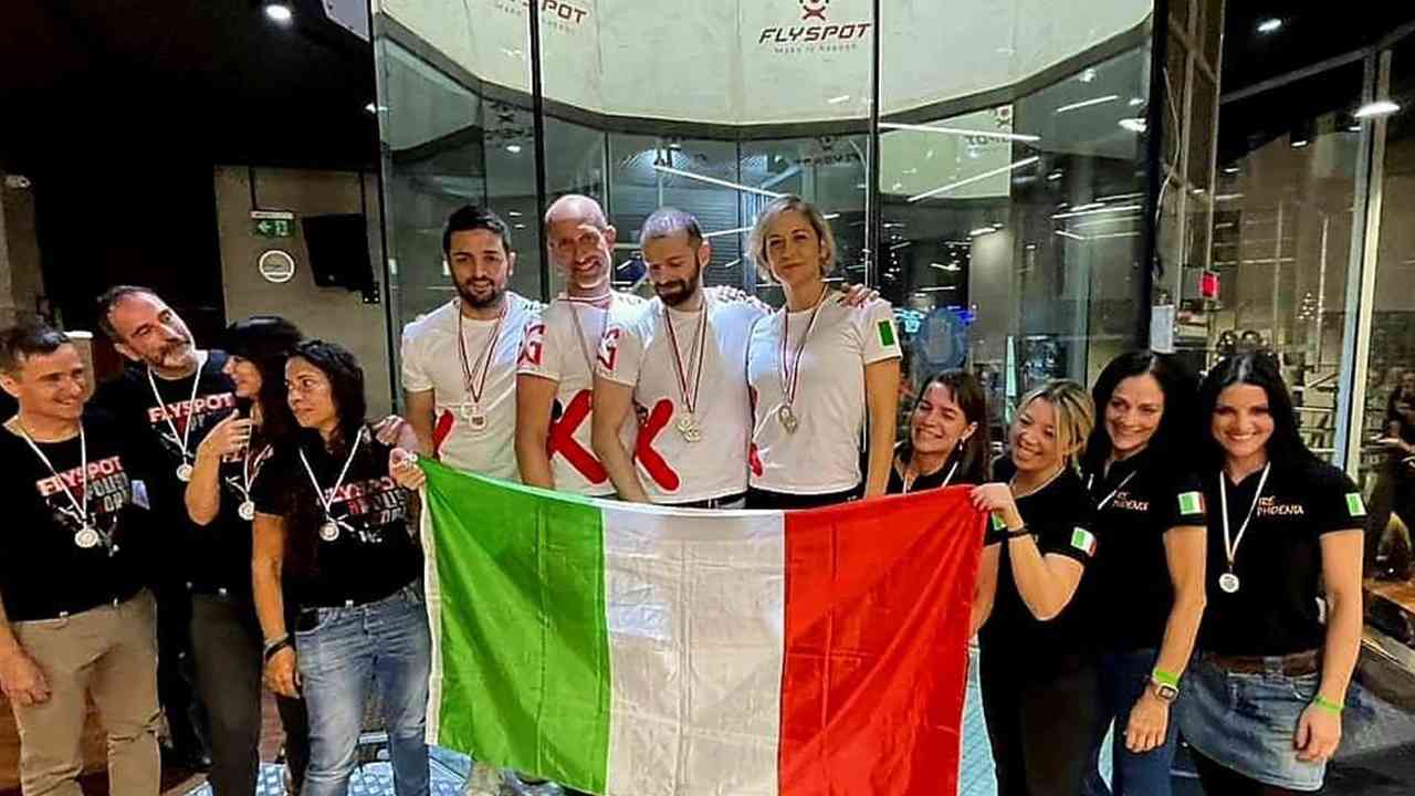 Team FlyX presso Campionati Italiani di paracadutismo indoor