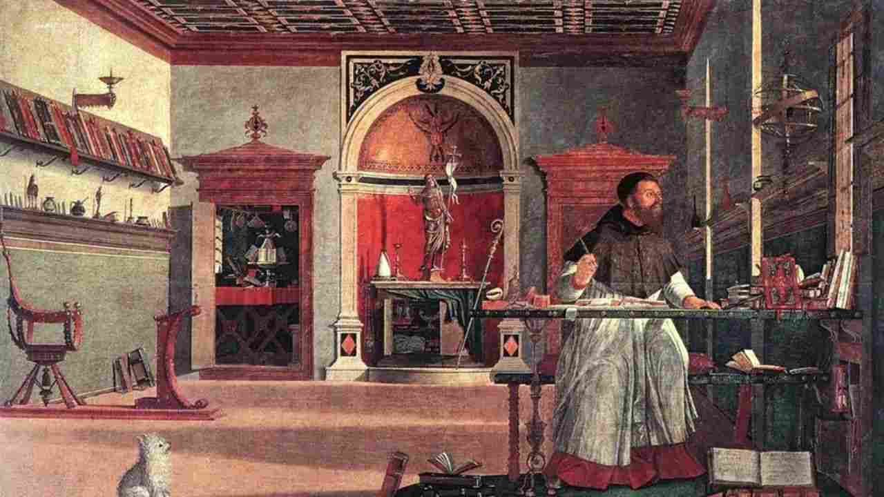 Sant'Agostino nello studio, dipinto di Carpaccio
