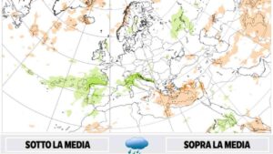 Cartina meteo per il Natale