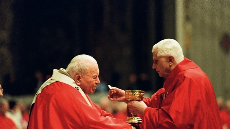 Papa Giovanni Paolo II e Papa Benedetto XVI