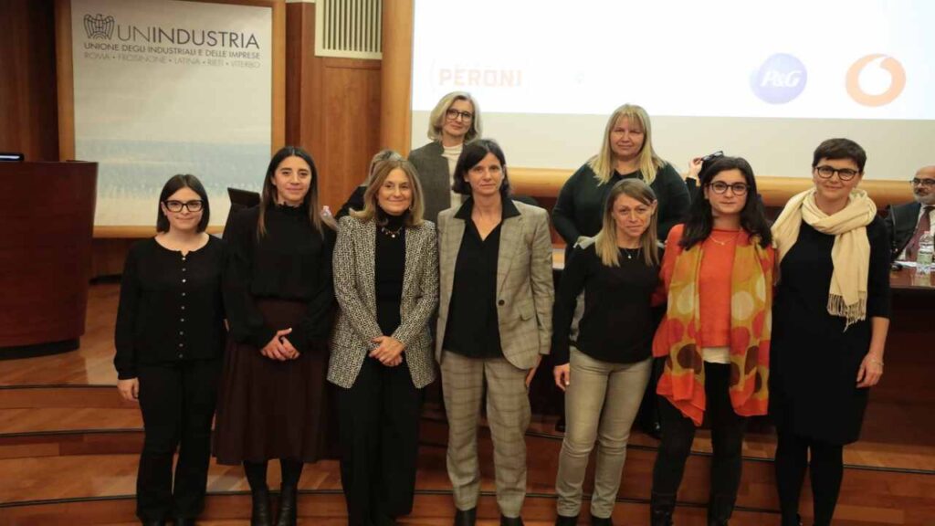 Foto di gruppo al Premio Minerva 2022