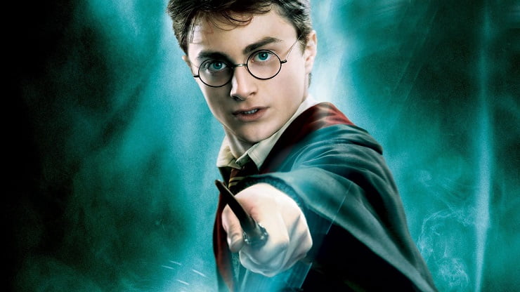 Daniel Radcliffe nei panni di Harry Potter