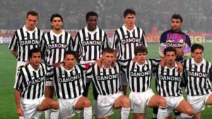 La formazione della Juventus nel 1992