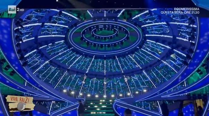 La scenografia di Sanremo 2023 di Gaetano Castelli