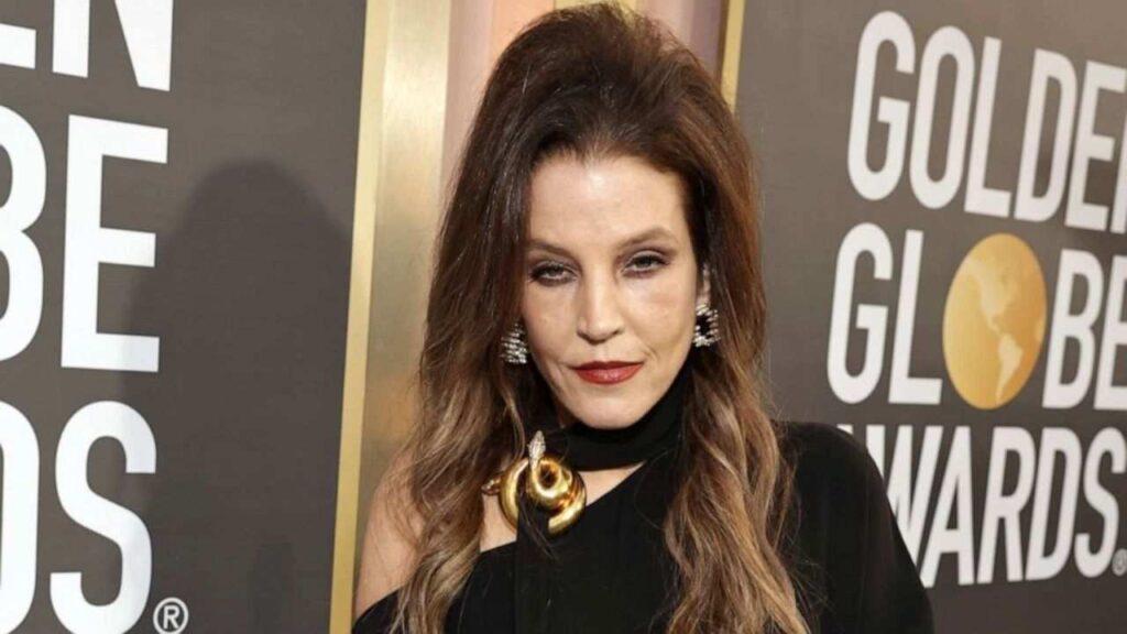 Lisa Marie Presley alla cerimonia dei Golden Globes