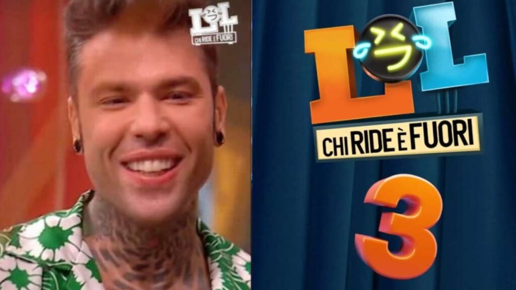 Fedez e il logo di Lol 3