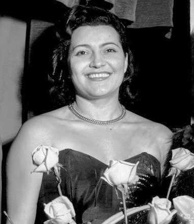 Nilla Pizzi a Sanremo nel 1952