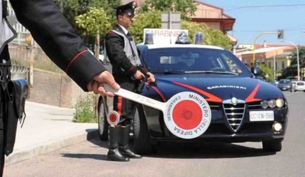 Posto di blocco di Carabinieri