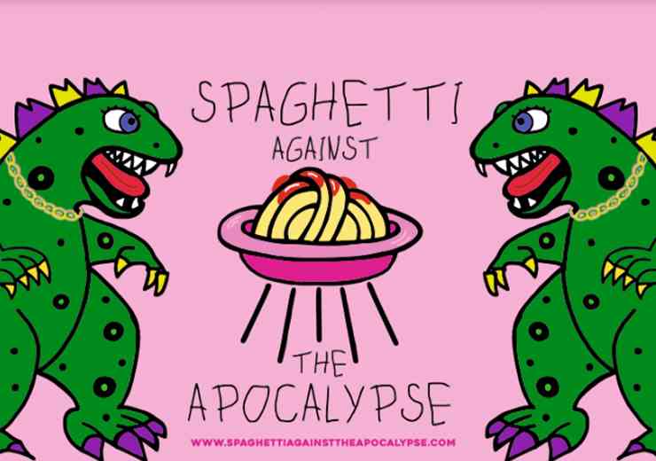 Spaghetti Against The Apocalypse logo del brand di vintage clothes di Francilla Spilla