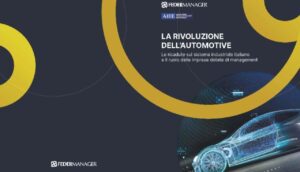 Copertina "La rivoluzione dell'automotive", convegno promosso da Federmanager