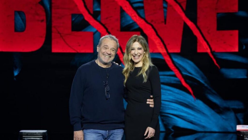 Claudio Amendola e Francesca Fagnani