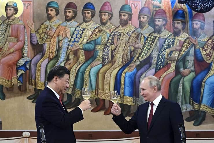 Incontro tra Vladimir Putin e Xi Jinping a Mosca sull’Ucraina