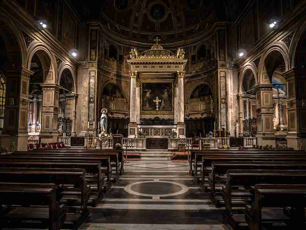 L'interno di una chiesa