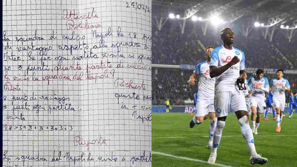 Il problema scolastico e i giocatori del Napoli calcio