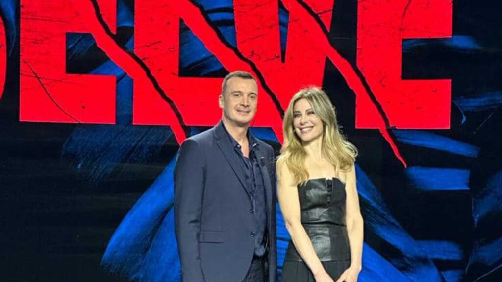 Rocco Casalino e Francesca Fagnani al programma Belve