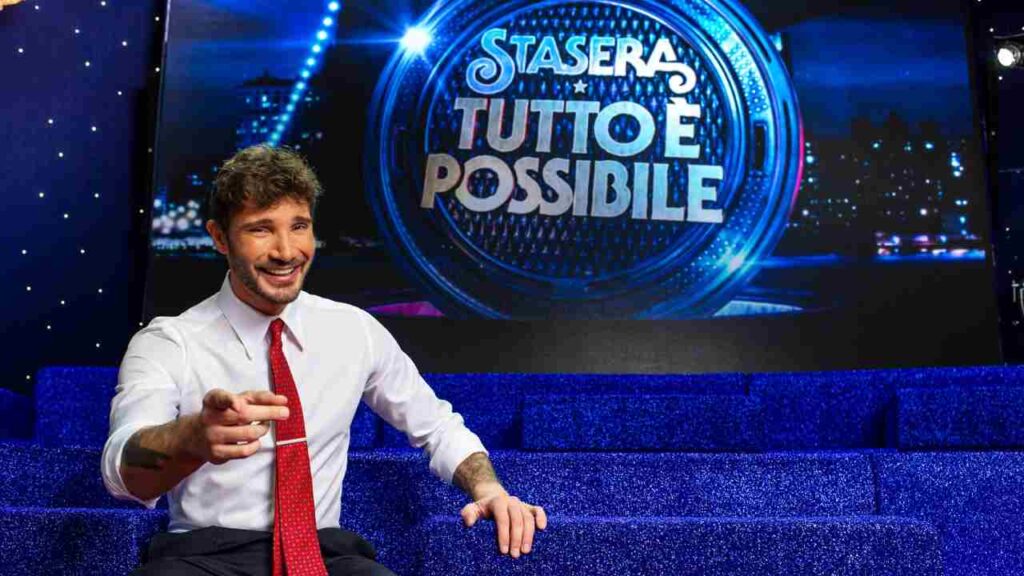 Stefano De Martino a "Stasera tutto è possibile"