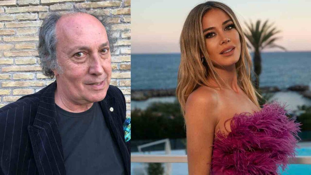 Un collage con le foto di Fulvio Abbate e Diletta Leotta