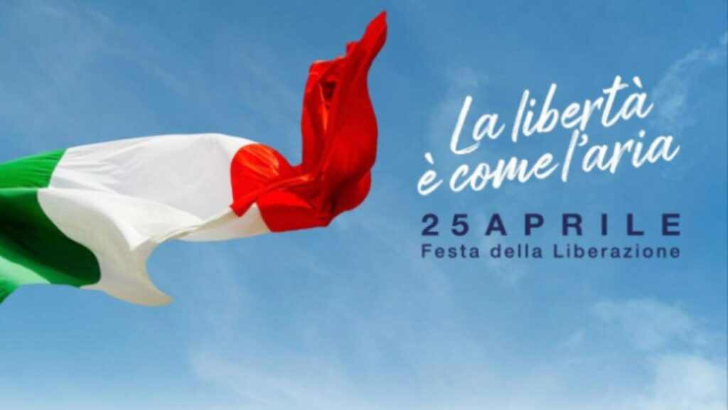 25 aprile, Festa della Liberazione, bandiera tricolore