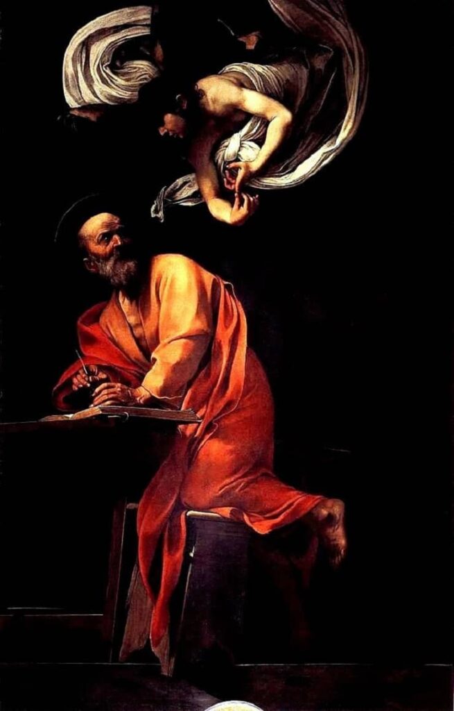 Caravaggio - San Matteo e l'Angelo