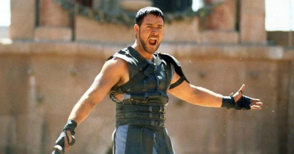 Un estratto dal film Il Gladiatore, con Russel Crowe