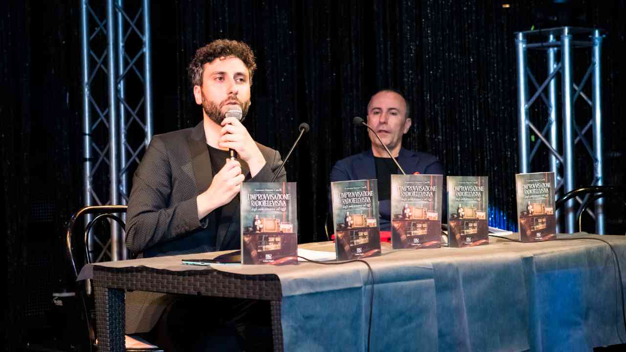 Francesco Caselli e Francescoo Vergovich al premio Videocomunicazione e Giornalismo