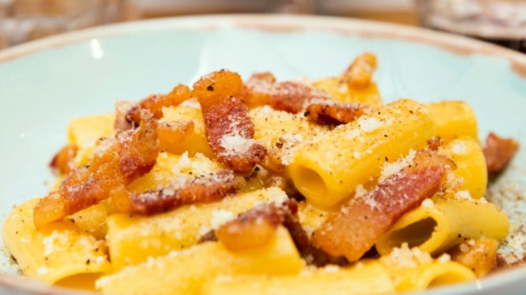 Pasta Rigatoni alla Carbonara