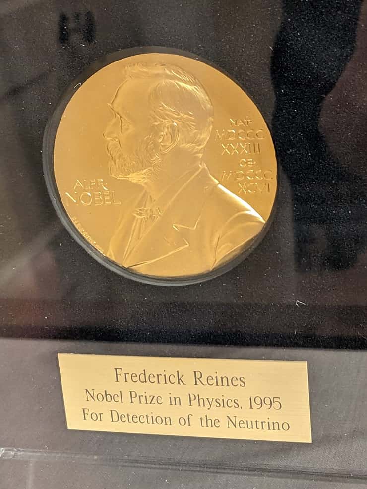 Medaglia del Premio Nobel per la Fisica di Frederick Reines