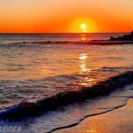 Spiaggia di Ostia al tramonto