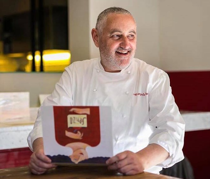 Chef Arcangelo Dandini sorridente