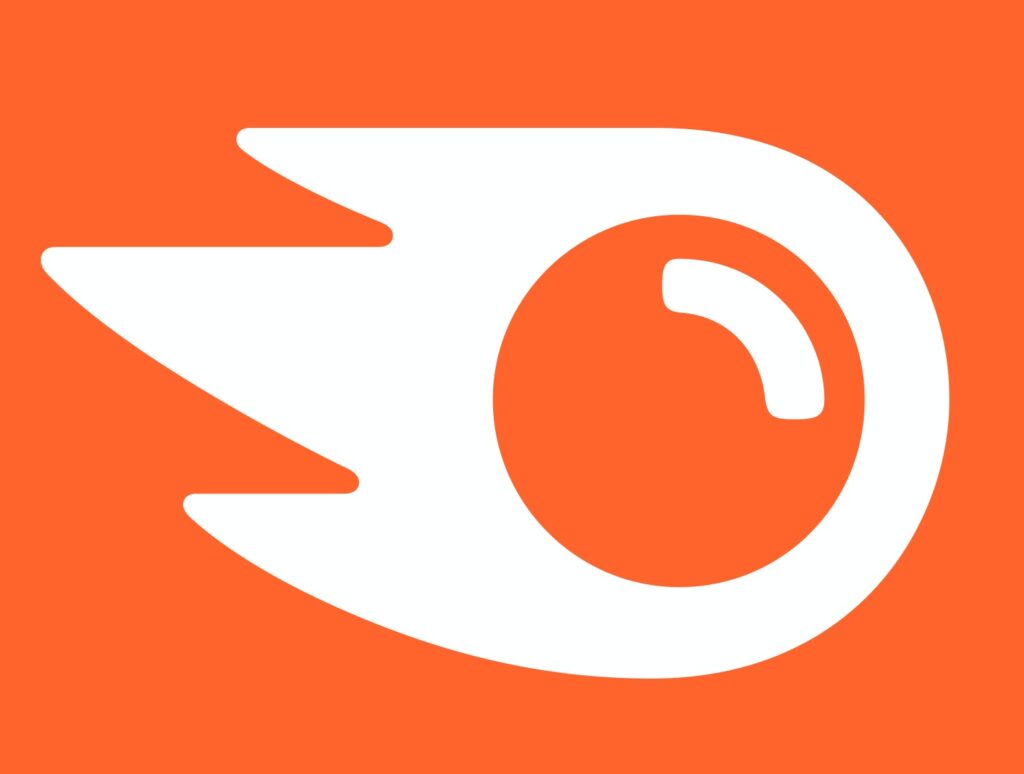 Il logo della piattaforma Semrush