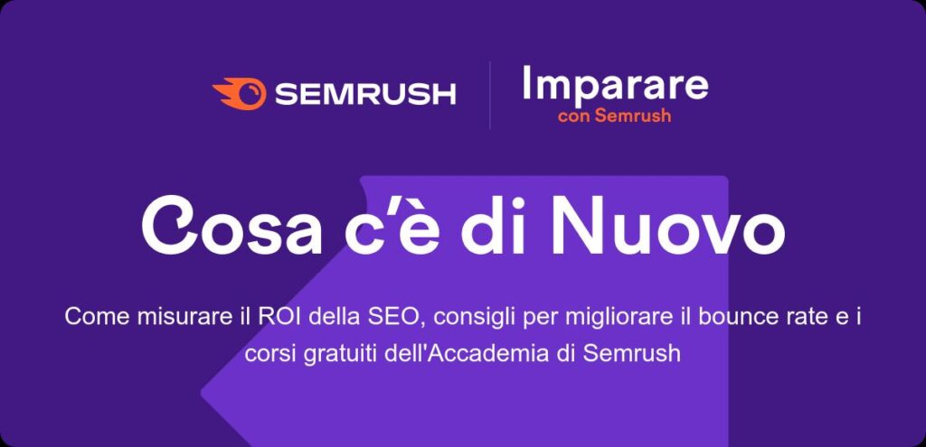 La piattaforma Semrush