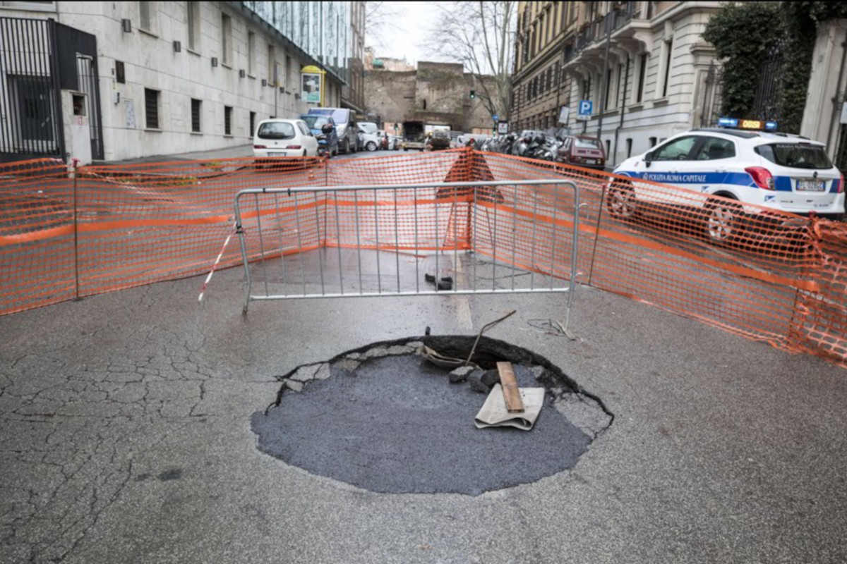 Buca di Roma, tappa buche