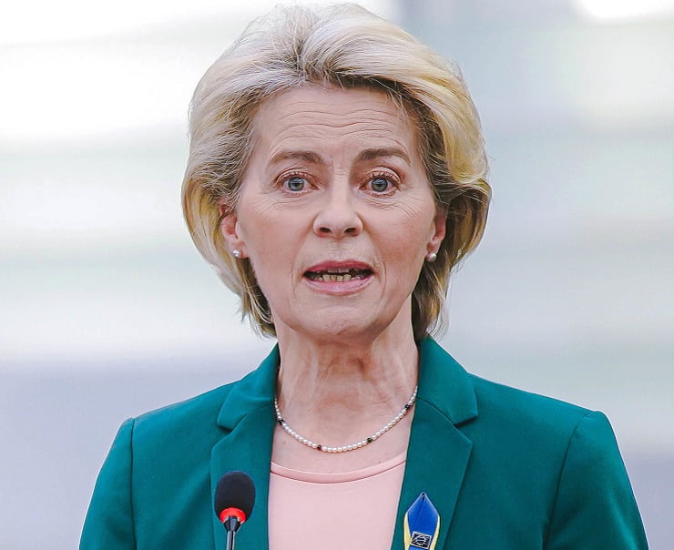 Ursula von der Leyen, Europee