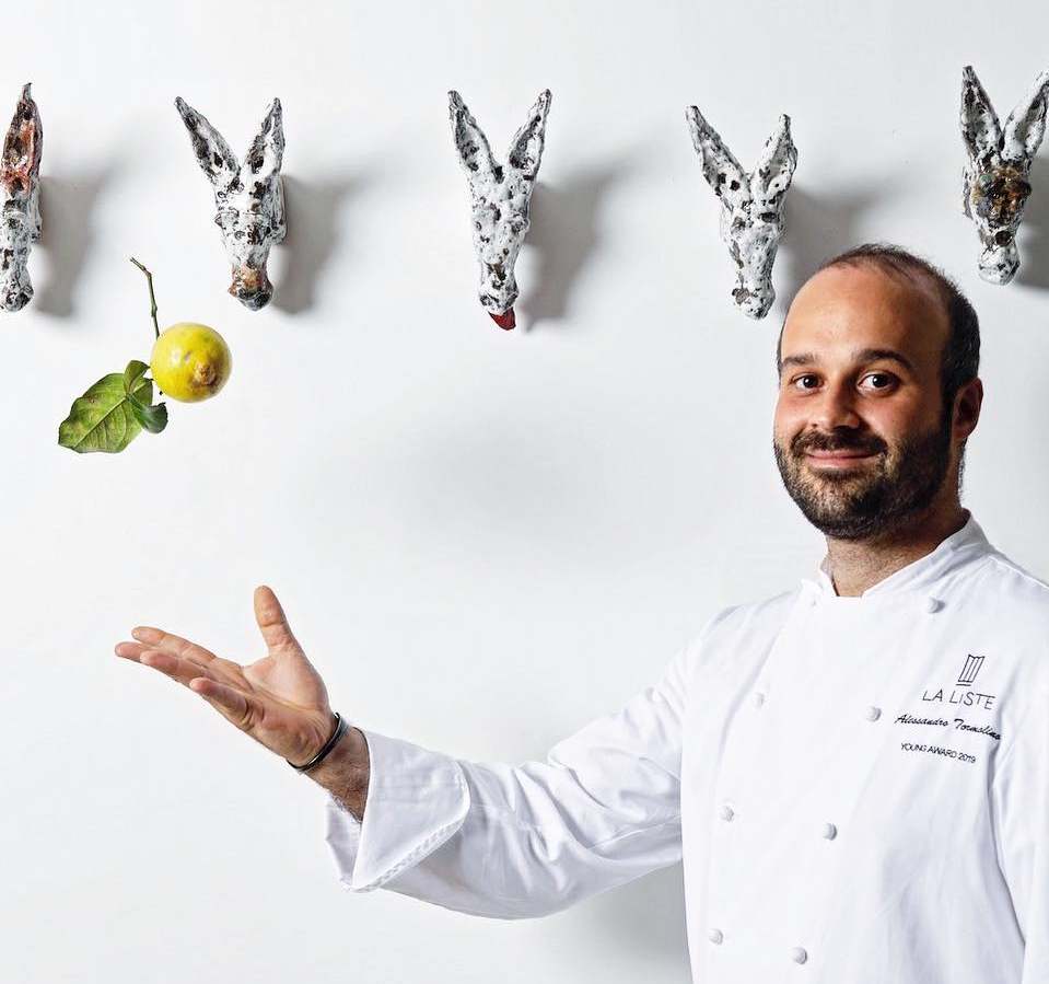 Chef Alessandro Tormolino di Sensi Restaurant ad Amalfi