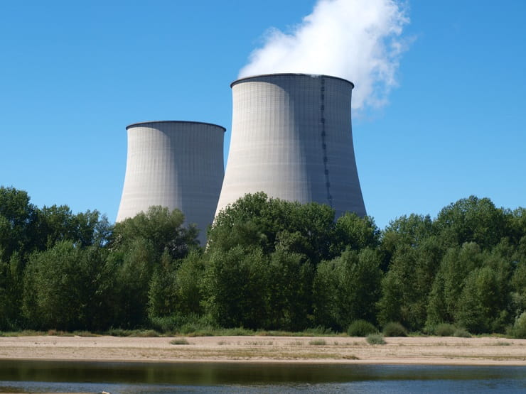 Centrale nucleare a Belleville-sur-Loire, in Francia