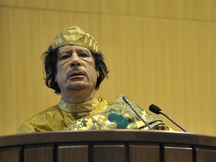Mu’ammar Gheddafi, Sarkozy