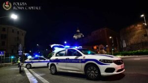 Polizia Roma Capitale, notte