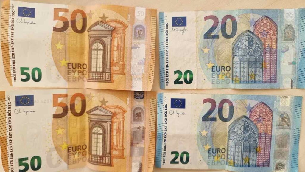 Euro, banconote da 50 e 20 euro