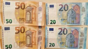 Euro, banconote da 50 e 20 euro