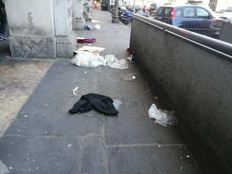 Degrado a Stazione Termini di Roma