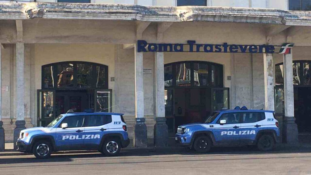 Polizia di Stato, stazione ferroviaria Trastevere